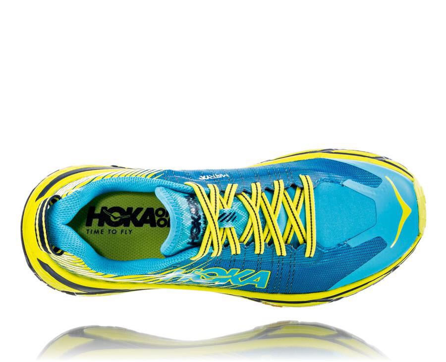 Hoka One One Trailove Tenisky Damske Modre/Zelene - EVO Mafate 2 - 58743-DNKP